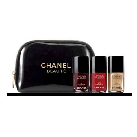 chanel french pink nail polish|Chanel nail varnish gift set.